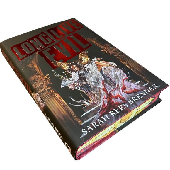 15 Fairyloot Box LONG LIVE EVIL Sarah Rees Brennan Hardcover w/Author Letter - Picture 1 of 4